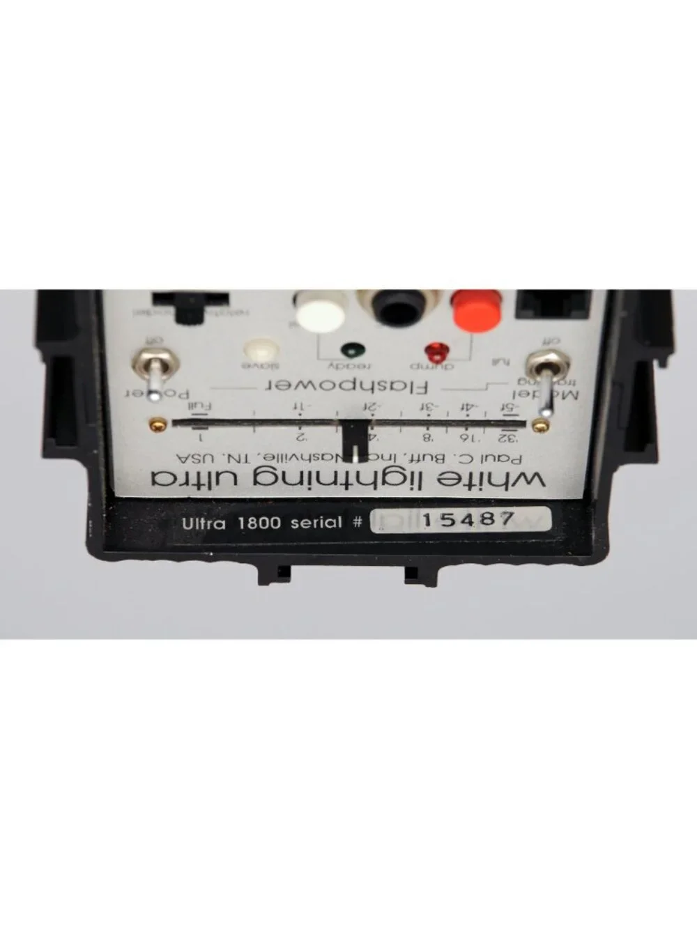 White Lightning Ultra1800 Paul C Buff Studio Strobe Light Trans Cover Pwr Cord